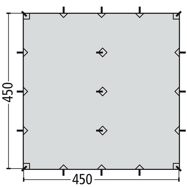 FRILUFTS CALLAN TARP L - Tarp Vineyard Green 4 FRILUFTS CALLAN TARP L - Tarp Vineyard Green – Bild 2